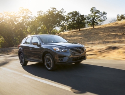 2016 Mazda CX-5 driving on the highway