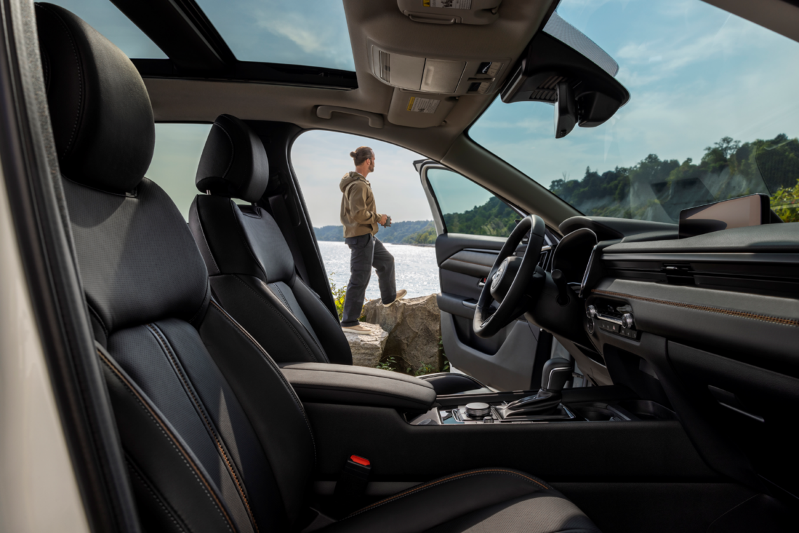 2026 mazda cx-50 view through front row